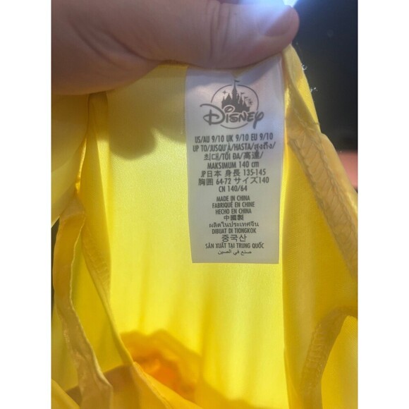 Authentic Disney Store Belle Costume 9/10 Girl Beauty and the Beast - Picture 8 of 8